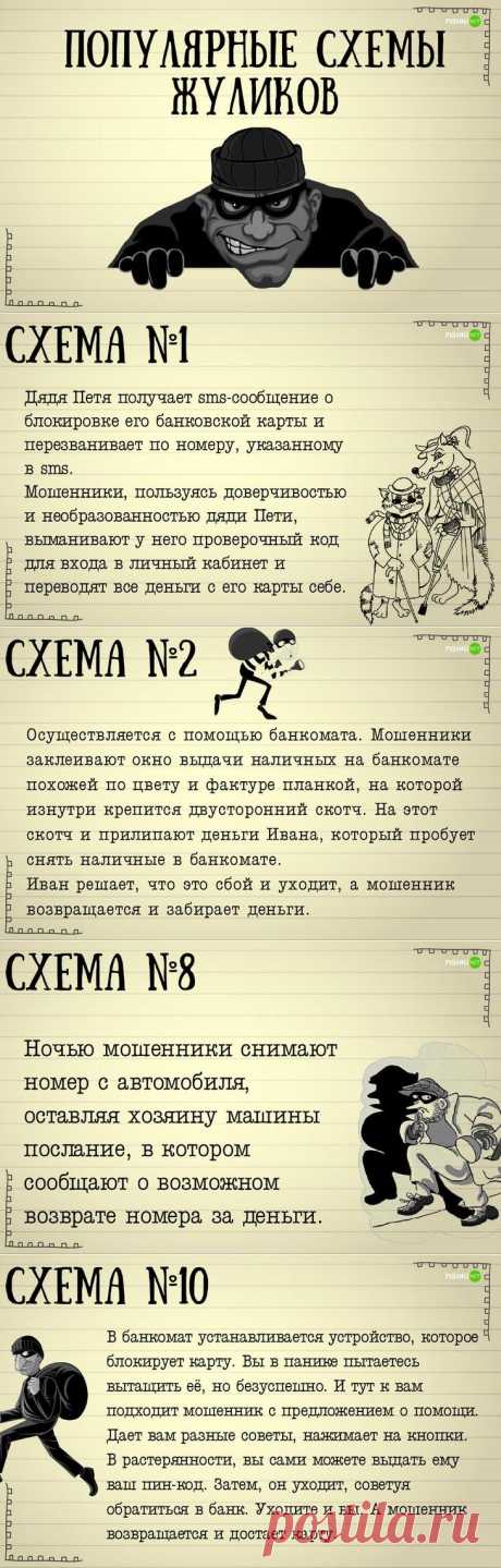 10 хитрых схем, используемых мошенниками в последнее время
