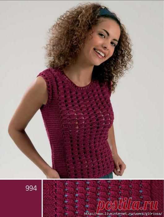 Вишнёвый топ.