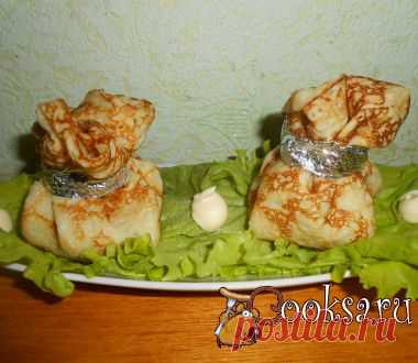 Блинчики Картофельный мешочек фото рецепт приготовления