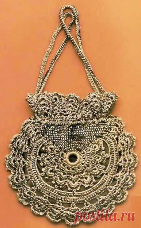 Вяжем сумку-&quot;королевский мешок&quot;