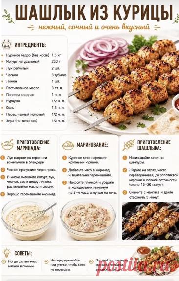 Шашлык из курицы
