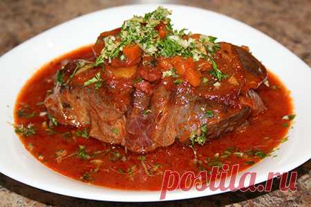 Оссо Буко по-милански (Osso Buco alla Milanese)