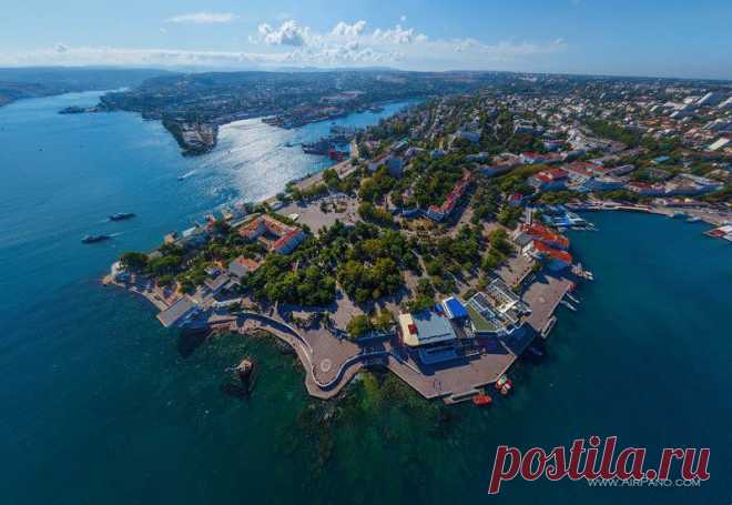 Севастополь, Крым | Сферические aэропанорамы, фотографии и 3D туры самых интересных и красивых городов и уголков нашей планеты, 360° панорамы вокруг света | проект AirPano.ru