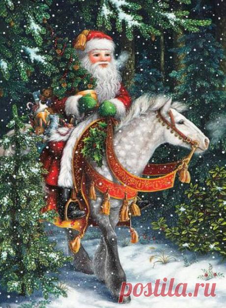 Новогодняя сказка в каждом рисунке Lynn Bywaters