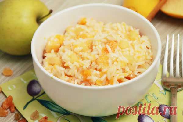 Как приготовить яблочный рис