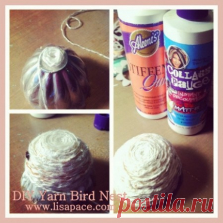 DIY Yarn Bird Nest Delight In Everyday Life | Official Blog of Lisa M. Pace | Its in the Details