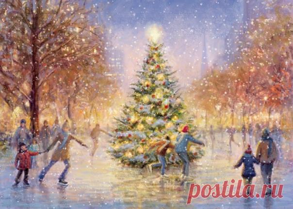 Мы новогодние! Слышите, люди?!
Будем любимы, счастливы будем!!!
Там, где сумели вовремя сбыться,
Пусть состоится, пусть состоится!
Грейтесь нужнее, преданней снитесь!
Ну и конечно же в чудо влюбитесь!
Ведь всё земное от чуда крылато,
Доброго слова, душевного взгляда!
То, что с любовью, в себе берегите!
Люди, любите!!! Любимых любите!!!

©Ярославна 5
Художник Дэниел Роджерс