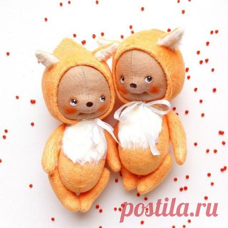 Лисята☺ ✌ Удачного дня😘 #handmade #лисята