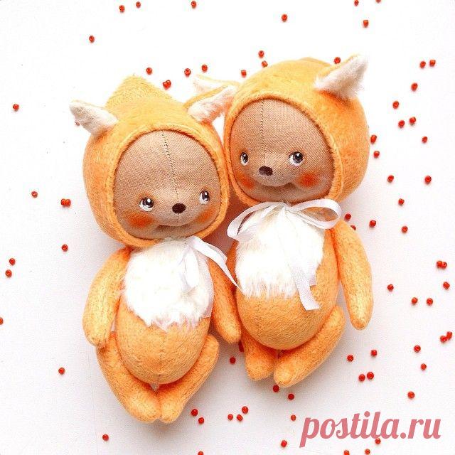 Лисята☺ ✌ Удачного дня😘 #handmade #лисята