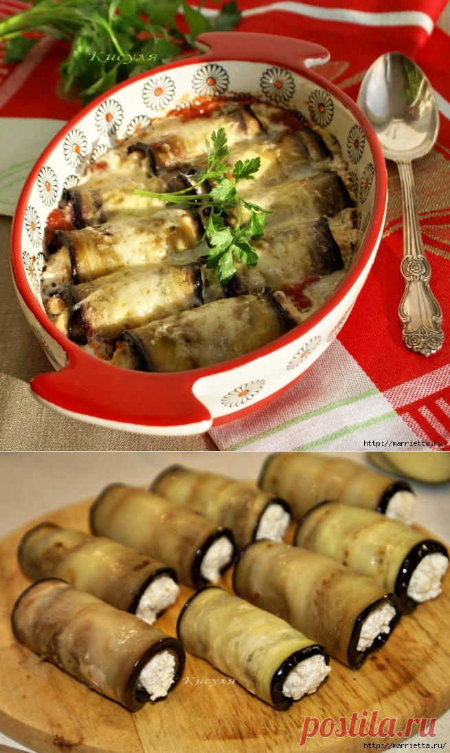 Зразы из баклажанов, запеченные под сырной корочкой