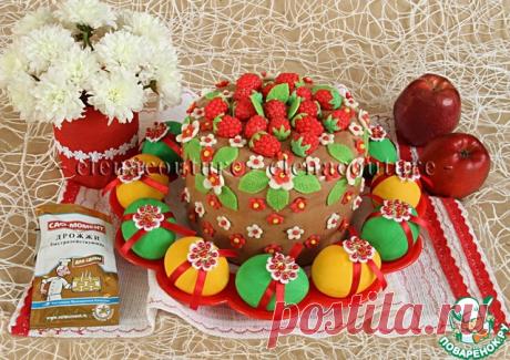 Пасхальный кулич слоёный