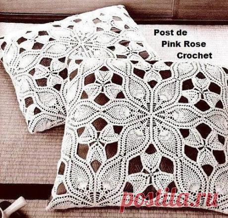 КРАСИВЫЕ ВЯЗАНЫЕ ЧЕХЛЫ ДЛЯ МАЛЕНЬКИХ ПОДУШЕК