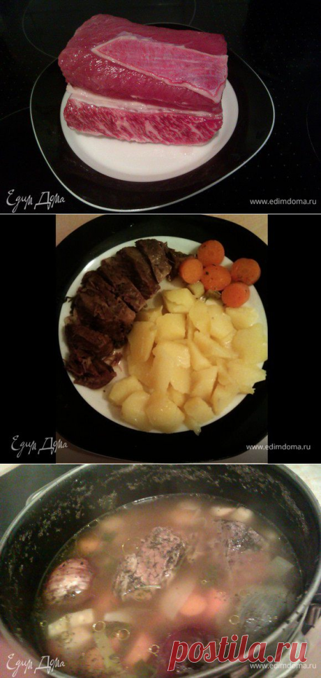 Тафельшпиц - нежнейшее мясо по-венски (Wiener Tafelspitz). Ингредиенты: говядина, тимьян, майоран | Официальный сайт кулинарных рецептов Юлии Высоцкой