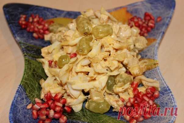 Куриный салат с капустой, ананасами и виноградом.
СОСТАВ:
Капуста белокочанная - 100 гр
Курица (филе) - 200 гр
Ананас - 100 гр
Виноград - 100 гр
Гранат - 50 гр
Майонез
Карри
Соль