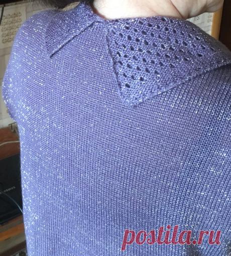 А что мы вяжем на вязальных машинах ? Общие похвастушки - 5 Спасибо за листики. Описание написала. Сильно не ругайте...