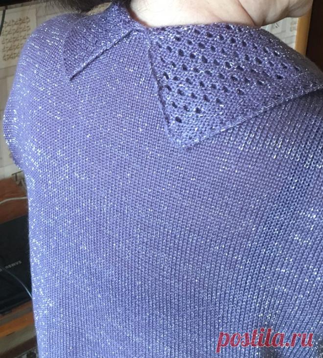 А что мы вяжем на вязальных машинах ? Общие похвастушки - 5 Спасибо за листики. Описание написала. Сильно не ругайте...