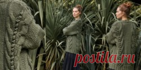 Кардиган из толстой пряжи Fall - Вяжи.ру