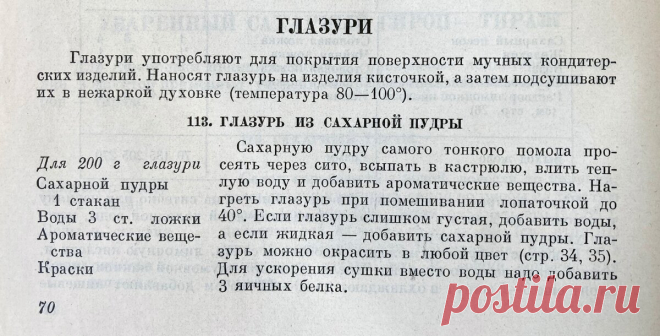 Рецепт из старой книги. ТА САМАЯ глазурь | Курочка и дурочка | Яндекс Дзен