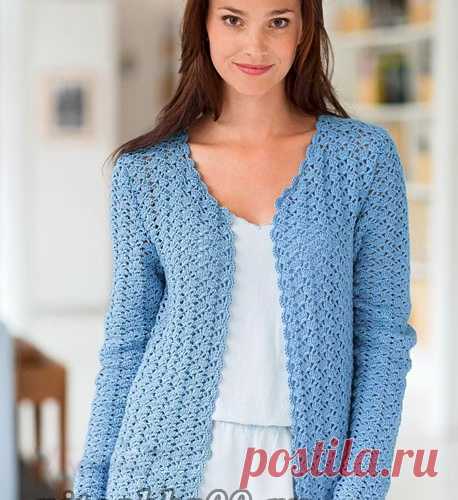 Бирюзовый кардиган