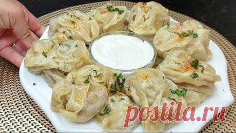 Вот, как нужно готовить МАНТЫ! Все дело в тесте! Самые сочные узбекские манты - Даже кушать жалко!