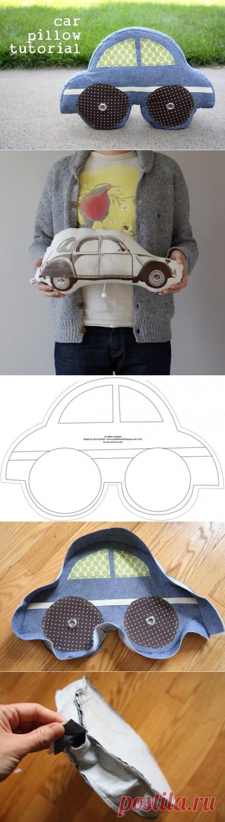 Шьем машинку в подарок маленькому автолюбителю