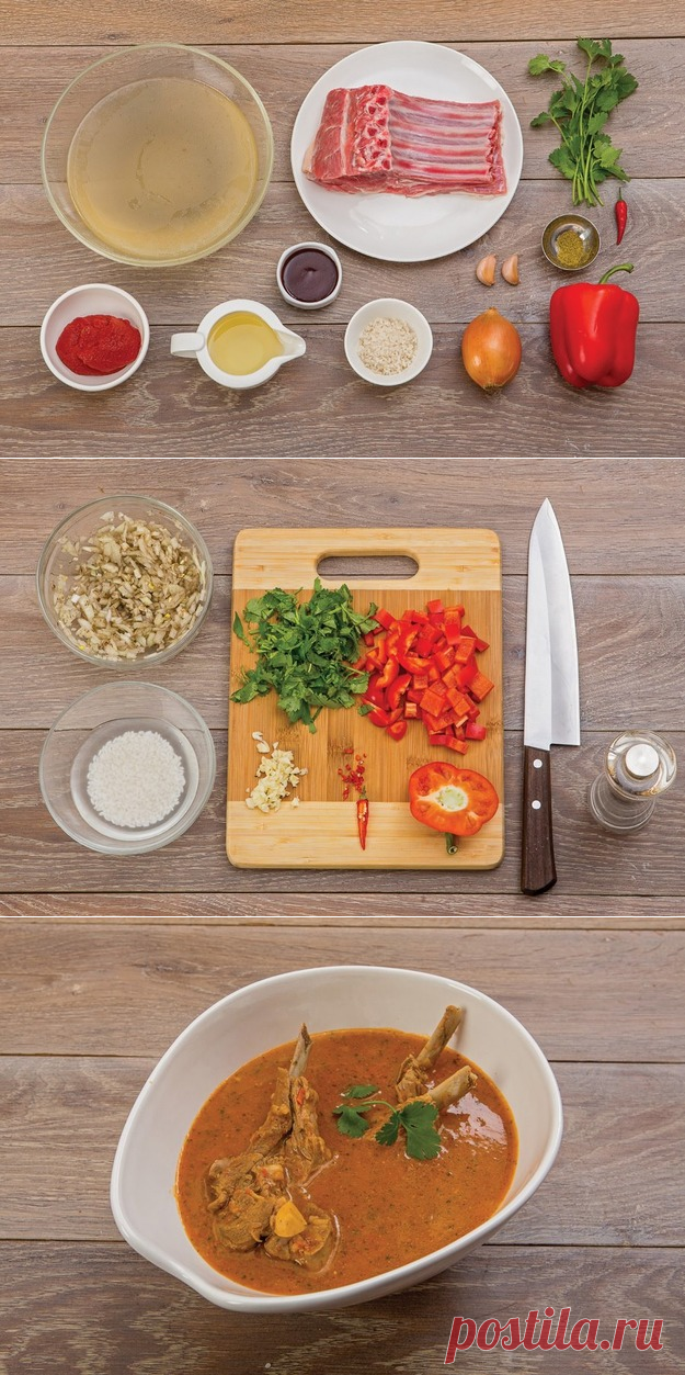 Как приготовить суп "Харчо" - рецепт на KitchenMag.ru