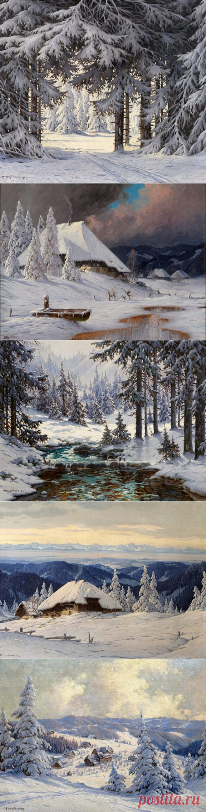 КАРТИНЫ ХУДОЖНИКА KARL HAUPTMANN.