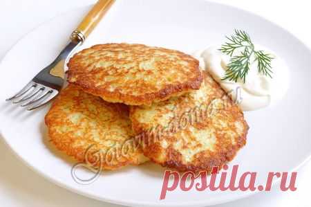 Рецепт: Драники (картофельные оладьи)
