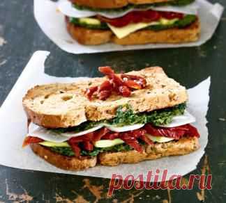 Самый полезный сэндвич, закуска. Пошаговый рецепт с фото на Gastronom.ru