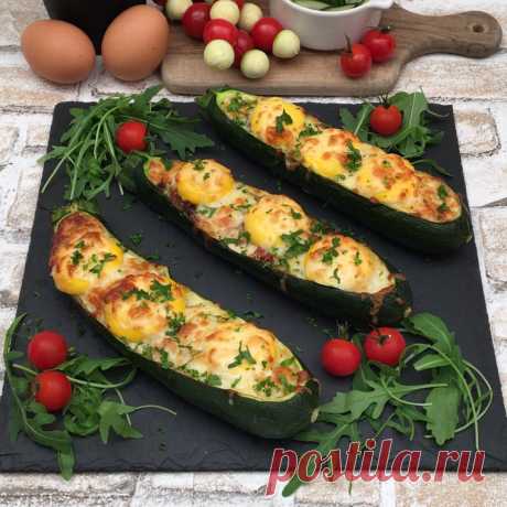 Лодочки из кабачков