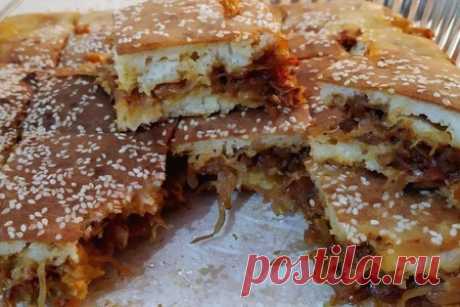 Тесто на кефире, пирожки с капустой и грибами в духовке – рецепт с фото