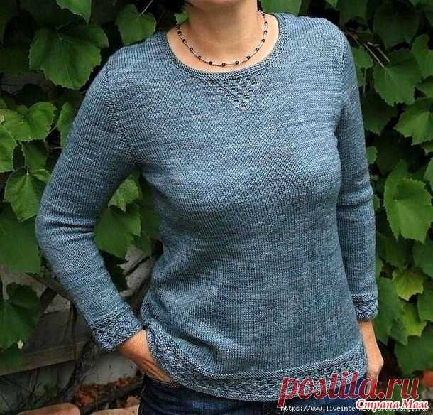 Джемпер Corrina. Спицы