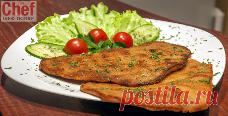 Венский шницель из свинины / Мясные блюда / Рецепты / Шеф-повар – простые и вкусные кулинарные рецепты, фото-рецепты, видео-рецепты