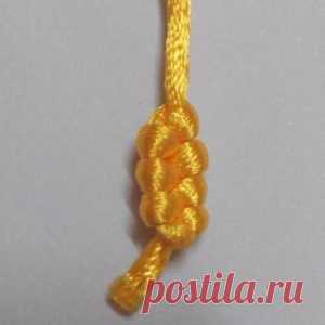 Плетение. Тройной узелок