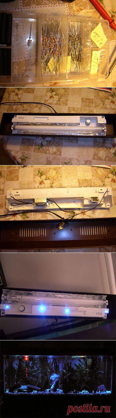 Светодиодное освещение своими руками для аквариума