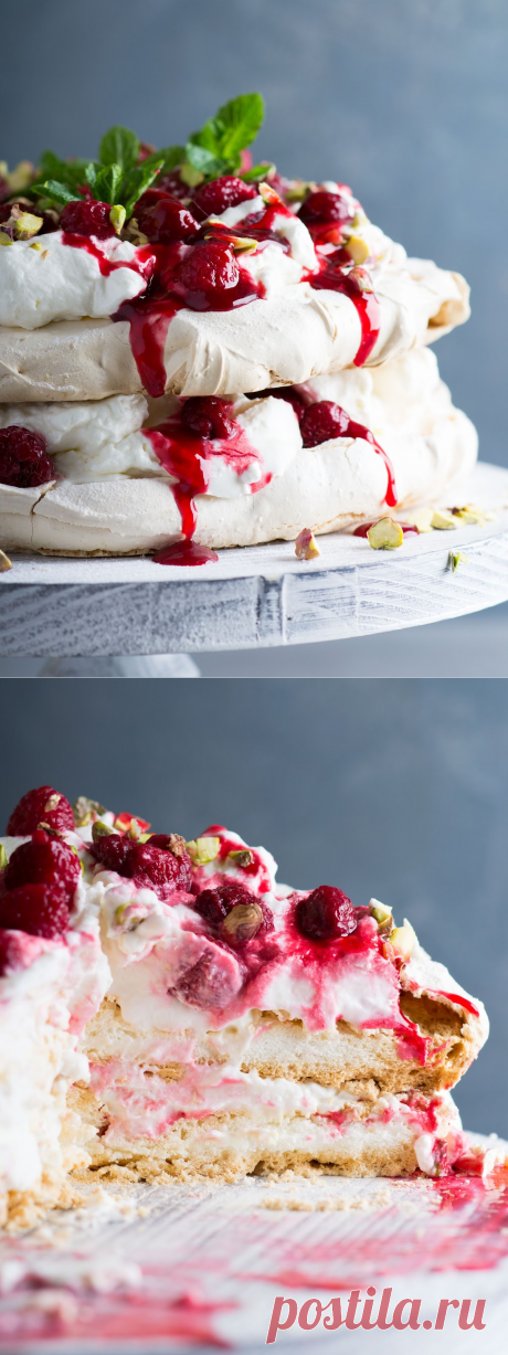 Elena Demyanko: Павлова с малиной / Raspberry Pavlova