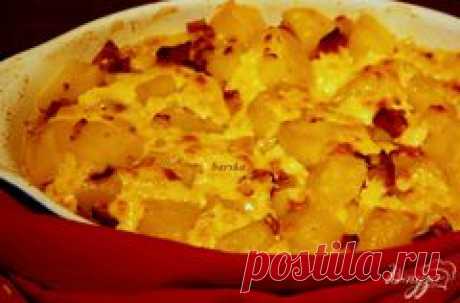 Картофельная запеканка с копчеными колбасками под сырным соусом раклет - пошаговый рецепт с фото. Как приготовить.