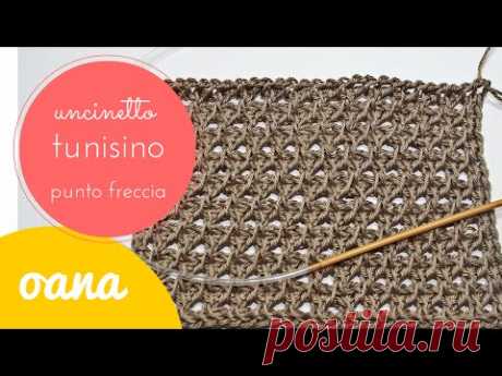 Uncinetto tunisino punto freccia by Oana