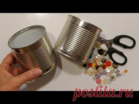 ВЫ ОФИГЕЕТЕ - ПОКАЖУ ГЕНИАЛЬНУЮ ИДЕЮ ИЗ КОНСЕРВНЫХ ЖЕЛЕЗНЫХ БАНОК. DIY полезно дома.декор пасха #diy