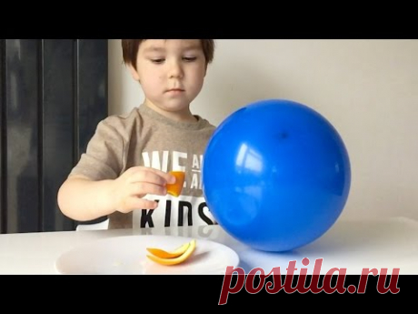 How To Pop Balloons With An Orange Peel