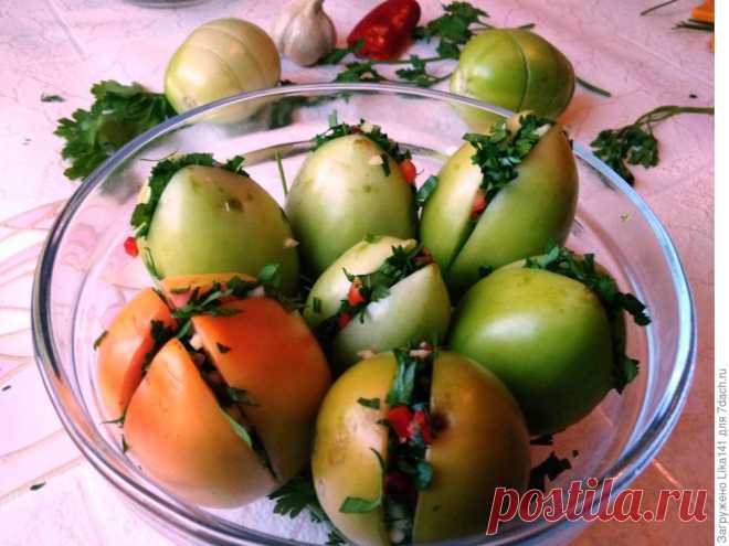 Помидоры соленые по-грузински