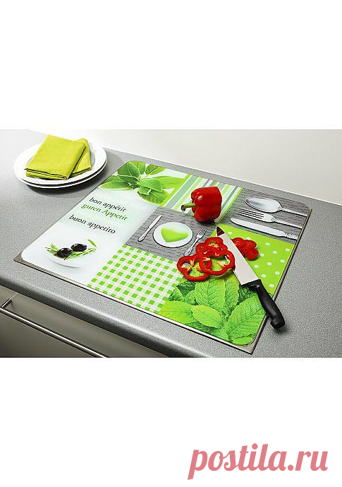 Защитные панели на плиту и разделочная доска