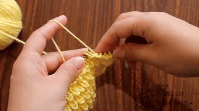 Как вязать узор 