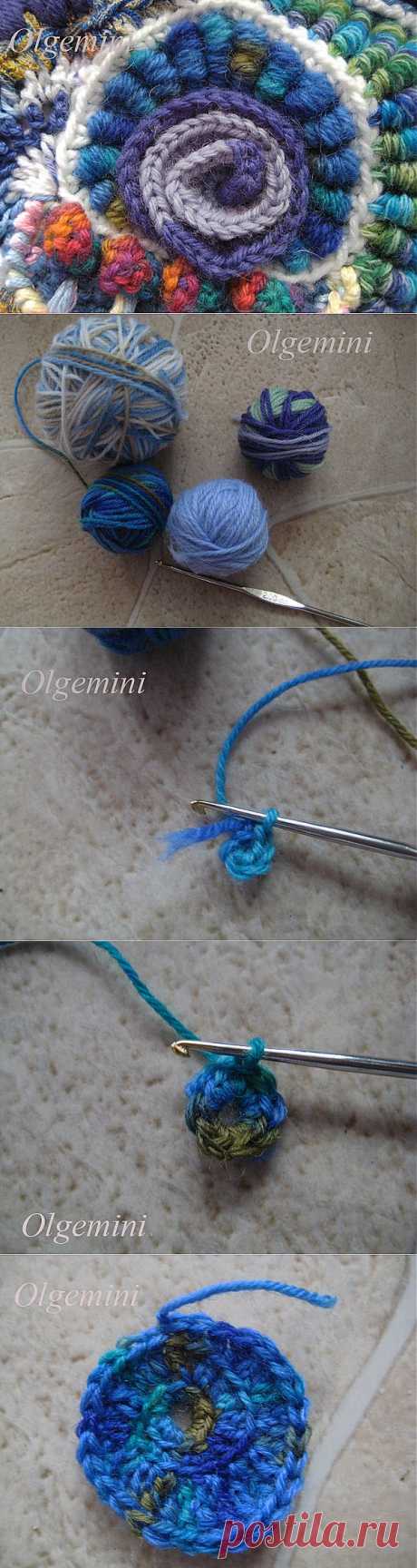 Объемный завиток - мк от Ольги Кривенко.