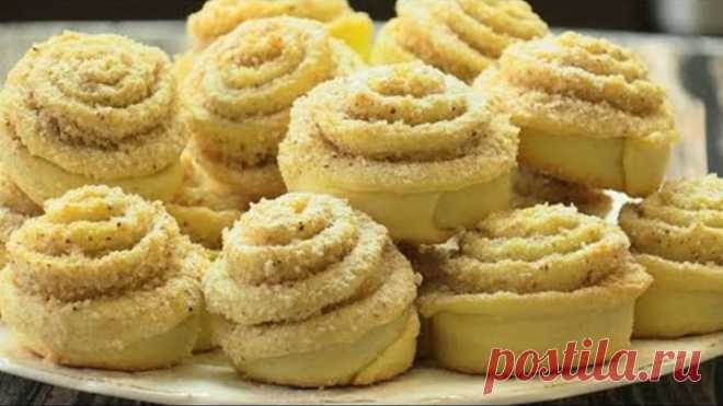 И ТОРТА НЕ НАДО! ПРОСТО ТАЕТ ВО РТУ! ВСЕ БУДУТ ПРОСИТЬ ЭТОТ РЕЦЕПТ! НЕРЕАЛЬНО ВКУСНЫЕ ПЕЧЕНЬЕ К ЧАЮ!