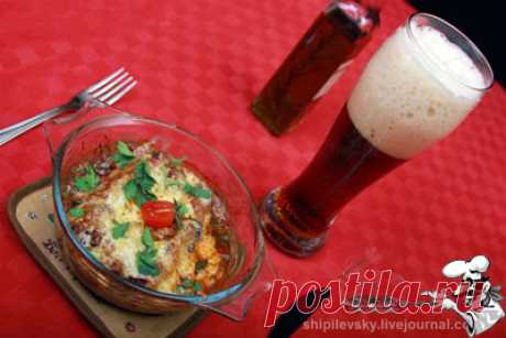 Каннеллони запеченые с сыром