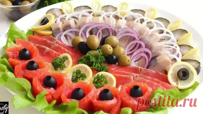 Отличная Идея Рыбной Нарезки на Праздничный Стол!