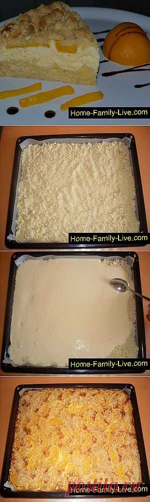 Кулинарные рецепты Пирог с персиками &raquo; Кулинарные рецепты