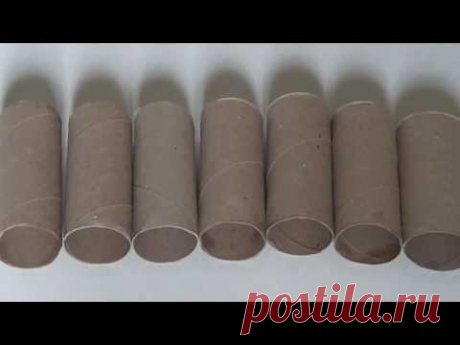 Artesanato com rolinhos de papel Higiênico