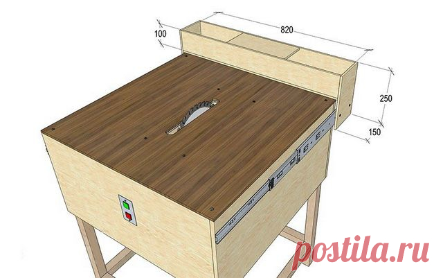 Стационарная циркулярная пила своими руками